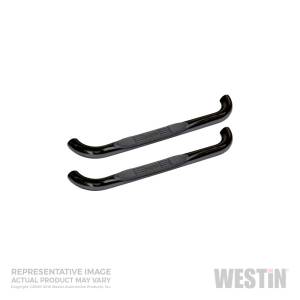 Westin 1980-1997 Ford F-Series Reg Cab (97 HD models only) E-Series 3 Nerf Step Bars - Black - 23-0535