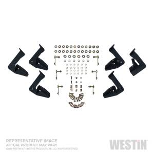 Westin - Westin/HDX Stainless 15-18 Ford F-150 SC/17-18 F-250/F-350 CC Drop Nerf Step Bars - Textured Black - 56-139452 - Image 11