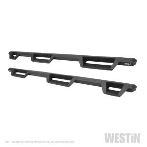 Westin - Westin 99-16 Ford F-250/350/450/550 CC (6.75ft Bed) HDX Drop Whl to Whl Nerf Step Bars - Text Blk - 56-534015 - Image 2