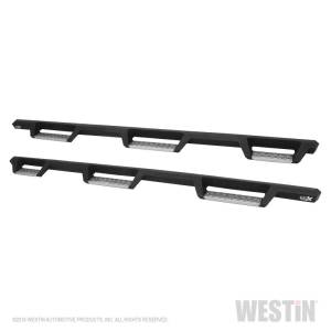 Westin - Westin/HDX 99-16 Ford F-250/350 Crew Cab (6.75ft Bed) Stainless Drop Nerf Step Bars - Textured Black - 56-5340152 - Image 2