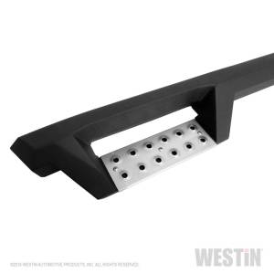 Westin - Westin/HDX 99-16 Ford F-250/350 Crew Cab (6.75ft Bed) Stainless Drop Nerf Step Bars - Textured Black - 56-5340152 - Image 7