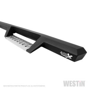 Westin - Westin/HDX 99-16 Ford F-250/350 Crew Cab (6.75ft Bed) Stainless Drop Nerf Step Bars - Textured Black - 56-5340152 - Image 9