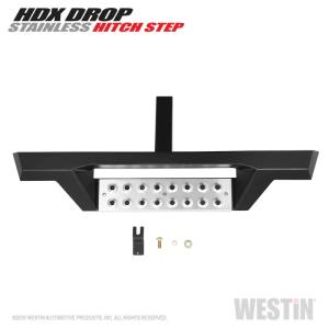 Westin - Westin HDX Stainless Drop Hitch Step 34in Step 2in Receiver - Textured Black - 56-100152 - Image 5