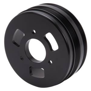 Edelbrock - Edelbrock Pulley Crank Drive Pulley Ls Dual Quad Corvette Offset - 15817 - Image 1
