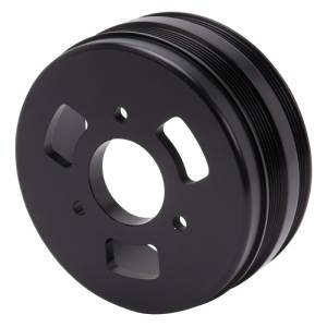 Edelbrock - Edelbrock Pulley Crank Drive Pulley Ls Dual Quad Corvette Offset - 15817 - Image 2