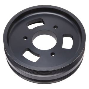Edelbrock - Edelbrock Pulley Crank Drive Pulley Ls Dual Quad Truck Offset - 15818 - Image 1