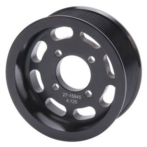 Edelbrock - Edelbrock Pulley Supercharger Enforcer 10 Rib 4 125In Black - 15845 - Image 1