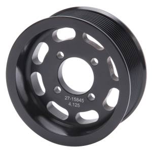 Edelbrock - Edelbrock Pulley Supercharger Enforcer 10 Rib 4 125In Black - 15845 - Image 2
