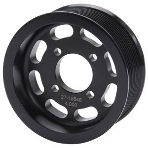 Edelbrock - Edelbrock Pulley Supercharger Enforcer 10 Rib 4In Black - 15846 - Image 2