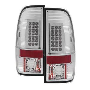 SPYDER - SPYDER Ford F150 side 97-03/F250/350/450 Super Duty 99-07 LED Tail Lights Chrm ALT-YD-FF15097-LED-C - 5003478 - Image 2