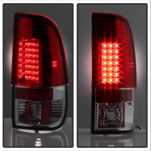 SPYDER - SPYDER Ford F150 side 97-03/F250/350 Duty 99-07 LED Tail Lights Red Clear ALT-YD-FF15097-LED-RC - 5003485 - Image 6