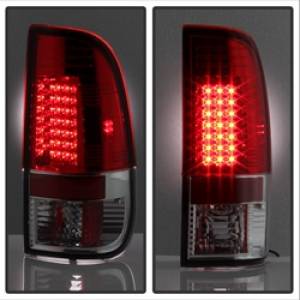 SPYDER - SPYDER Ford F150 side 97-03/F250/350 Duty 99-07 LED Tail Lights Red Clear ALT-YD-FF15097-LED-RC - 5003485 - Image 17