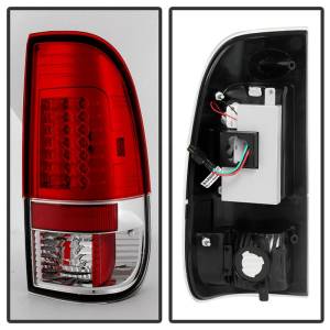 SPYDER - SPYDER Ford F150 Styleside 97-03/F250 Version 2 LED Tail Lights Red Clear ALT-YD-FF15097-LED-G2-RC - 5029140 - Image 5