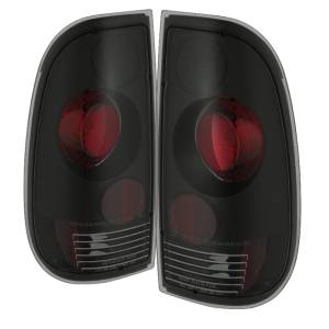 SPYDER Ford F150 Styleside 97-03/F250/350/450/550 Euro Style Tail Lights Blk Smke ALT-YD-FF15097-BSM - 5078162