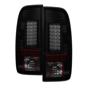 SPYDER - SPYDER Ford F150 side 97-03/F250 Super Duty 99-07 LED Tail Lights Blk Smke ALT-YD-FF15097-LED-BSM - 5078179 - Image 4