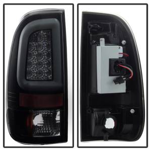 SPYDER - SPYDER 97-03 Ford F150 Stylsd. F250 V3 Lght Bar LED Tail Lights - Blk Smk ALT-YD-FF15097V3-LBLED-BSM - 5084248 - Image 1