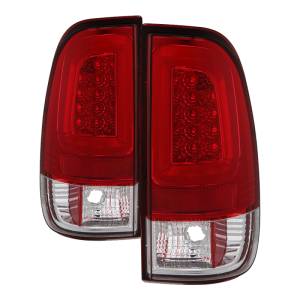 SPYDER - SPYDER 97-03 Ford F150 Stylsd. F250 V3 Light Bar LED Tail Lights - Red/Clr ALT-YD-FF15097V3-LBLED-RC - 5084453 - Image 2