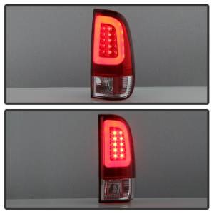 SPYDER - SPYDER 97-03 Ford F150 Stylsd. F250 V3 Light Bar LED Tail Lights - Red/Clr ALT-YD-FF15097V3-LBLED-RC - 5084453 - Image 9