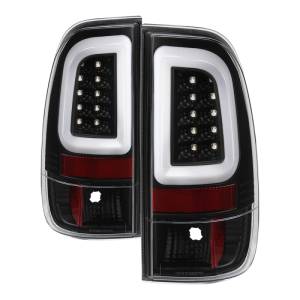 SPYDER - SPYDER 08-16 Ford Super Duty F-250 V3 Light Bar LED Tail Lights - Black (ALT-YD-FS07V3-LBLED-BK) - 5084712 - Image 2