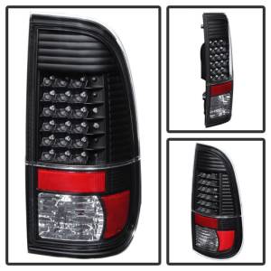 SPYDER - SPYDER Xtune Ford Super Duty 08-15 LED Tail Lights Black ALT-JH-FS08-LED-BK - 9027680 - Image 3