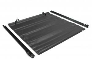 LUND - LUND 99-13 Ford F-250 Super Duty (6.8ft. Bed) Genesis Roll Up Tonneau Cover - Black - 96050 - Image 2