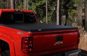 LUND - LUND 99-17 Ford F-250 Super Duty Styleside (6.8ft. Bed) Hard Fold Tonneau Cover - Black - 969352 - Image 1