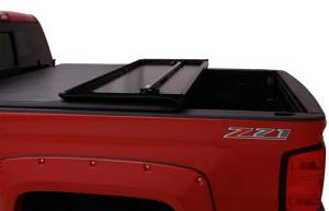 LUND - LUND 99-17 Ford F-250 Super Duty Styleside (6.8ft. Bed) Hard Fold Tonneau Cover - Black - 969352 - Image 14