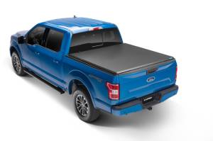 LUND - LUND 99-17 Ford F-250 Super Duty Styleside (8ft. Bed) Hard Fold Tonneau Cover - Black - 969353 - Image 4