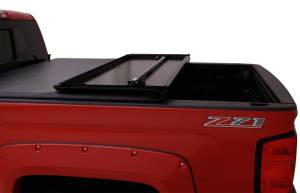 LUND - LUND 99-17 Ford F-250 Super Duty Styleside (8ft. Bed) Hard Fold Tonneau Cover - Black - 969353 - Image 15