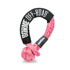 Mishimoto 1/2in X 20in Soft Shackle Hot Pink - BNSS-12-PK