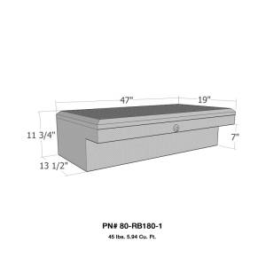 Westin - Westin/Brute Low Profil LoSider Sid Rail 47in Box - Aluminum - 80-RB180-1 - Image 4