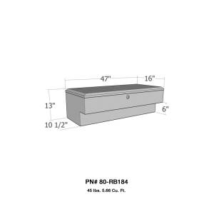 Westin - Westin/Brute LoSider Side Rail 47in Box - Aluminum - 80-RB184 - Image 1