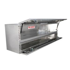Westin - Westin/Brute High Cap 72in Stake Bed Contractor TopSider w/ Doors - Aluminum - 80-TB400-72 - Image 2