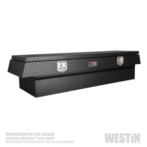 Westin - Westin/Brute High Cap 72in Stake Bed Contractor TopSider w/ Base Drawers - Textured Black - 80-TB400-72-BD-BT - Image 1