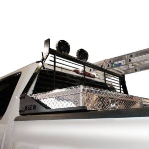 Westin - Westin 1999-2018 Chevrolet/Ford/GMC/Toyota Silverado/Sierra 1500/2500/3500 HD Headache Rack - Black - 57-8025 - Image 11