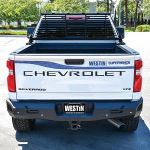Westin - Westin 1999-2018 Chevrolet/Ford/GMC/Toyota Silverado/Sierra 1500/2500/3500 HD Headache Rack - Black - 57-8025 - Image 24