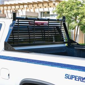 Westin - Westin 1999-2018 Chevrolet/Ford/GMC/Toyota Silverado/Sierra 1500/2500/3500 HD Headache Rack - Black - 57-8025 - Image 25