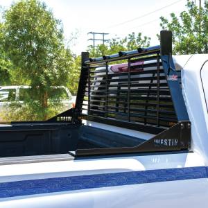Westin - Westin 1999-2018 Chevrolet/Ford/GMC/Toyota Silverado/Sierra 1500/2500/3500 HD Headache Rack - Black - 57-8025 - Image 26