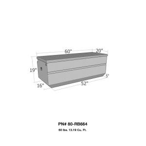 Westin - Westin/Brute Chest 60in - Aluminum - 80-RB664 - Image 3