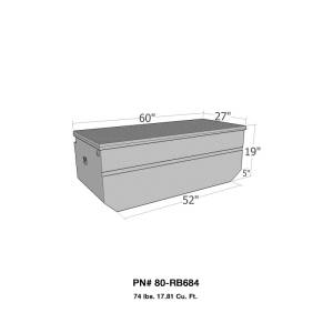 Westin - Westin/Brute Chest 60in Xtra Wide - Aluminum - 80-RB684 - Image 4