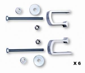 LUND Universal (Storagebox Mounting Kit Display(6 Of P/N 954100) Tool Box Mounting Kit - Brite - 954101