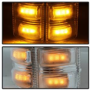 SPYDER - SPYDER xTune Ford Superduty 08-14 F250-F550 Amber LED Mirror Signal Lens - Clear ACC-LED-FDSD08-MR-C - 9924736 - Image 3