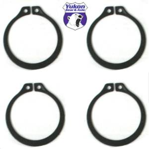 Yukon Gear & Axle - Yukon Gear & Axle (4) Full Circle Snap Rings / Fits Dana 60 733X U-Joint w/ Aftermarket Axle - YP SJ-733X-502 - Image 1