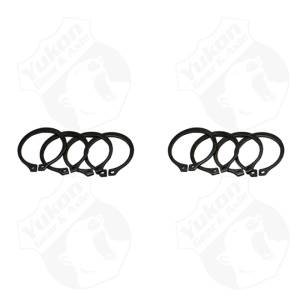 Yukon Gear & Axle - Yukon Gear & Axle (4) Full Circle Snap Rings / Fits Dana 60 733X U-Joint w/ Aftermarket Axle - YP SJ-733X-502 - Image 2