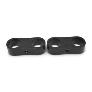 Russell - Russell Hose Separator for -8 Braided Hose - Black Anodized (2 Pack) - 654313 - Image 2