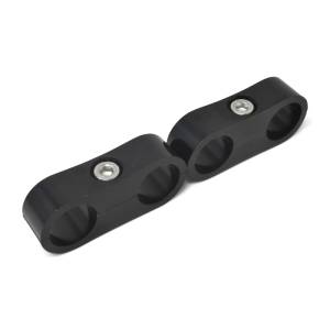 Russell - Russell Hose Separator For -10 Braided Hose - Black Anodize (2 Pack) - 654323 - Image 1