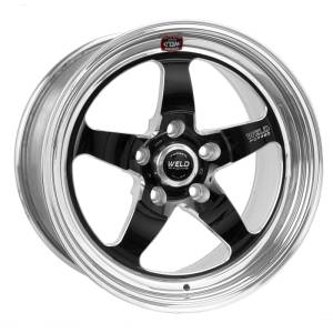 Weld S71 17x12 / 5x120mm BP / 5.7in. BS Black Wheel (High Pad) - Non-Beadlock - 71HB7120N57A