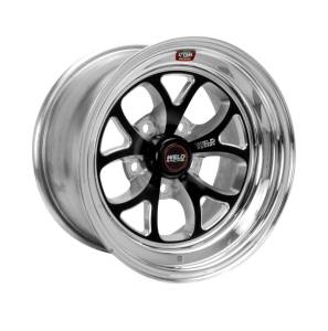Weld S76 15x15.33 / 5x4.75 BP / 4.5in. BS Black Wheel (Medium Pad) - Non-Beadlock - 76MB-515B45A