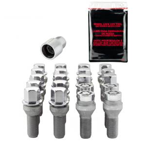 McGard - McGard 5 Lug Hex Install Kit w/Locks (Cone Seat Bolt) M12X1.25 / 17mm Hex / 25.6mm Shank L. - Chrome - 67261 - Image 2