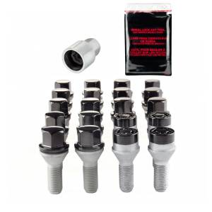 McGard - McGard 5 Lug Hex Install Kit w/Locks (Cone Seat Bolt) M12X1.25 / 17mm Hex / 25.6mm Shank L. - Black - 67261BK - Image 7